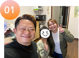 利用者さんの生活に入り込むぐらい深い関係性