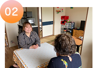 短期ではなく、長期的に関わる